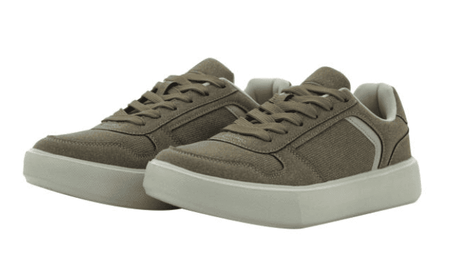 Goldstar Shoes G10-TECK-06  Olive / Dark Beige Lightweight Casual Sports Sneakers for Men & Women