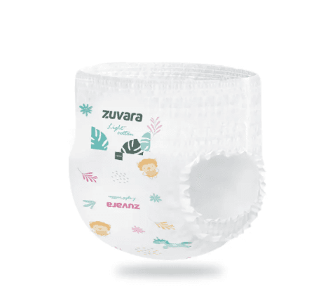 Zuvara Zuvara Premium Pant Diaper Medium (Pack of 18) pharmacy, fitness & surgical — thumbnail 2 of 3