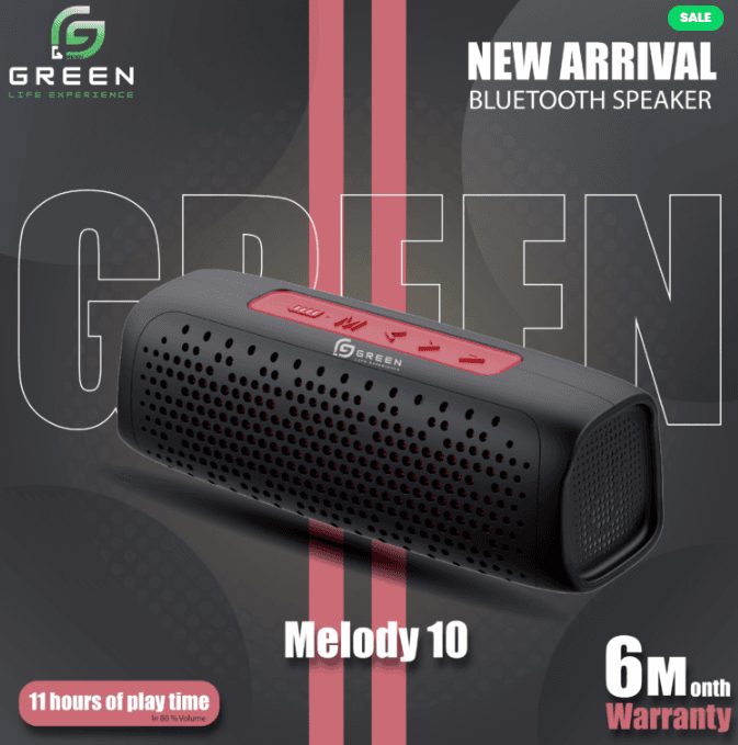 Green Melody-10 Wireless Speaker
