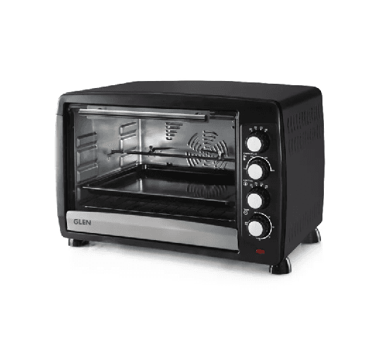GLEN Oven Toaster Griller (OTG) 48 Litres with Full Back Convection, Motorized Rotisserie, 2000W – Black 5048RC