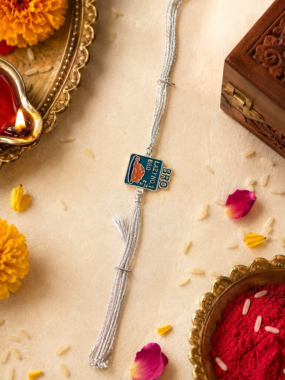 BRO Lazy No. 1 Rakhi – Stylish Rakhi for Brothers