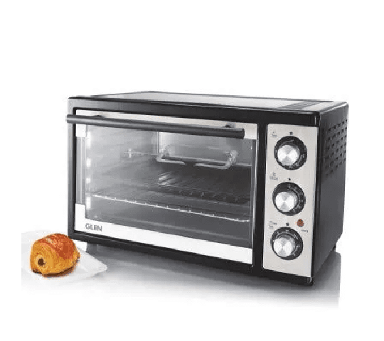 GLEN Multi Function OTG 25 Litre 1500W with Rotisserie & Convection Fan – Black 5025 BLRC model