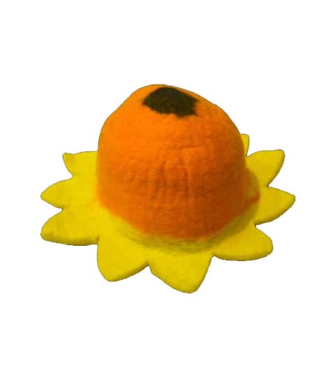 Mithila Handmade Felt Sunflower