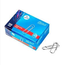 Deli EZ020 28mm Metal Paper Clip (100 Pcs) – Durable Office & School Paper Clips