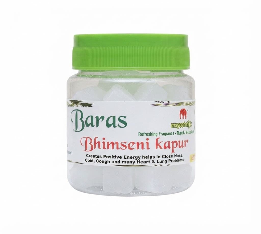 Bhimsen Kapur 100g | Pure Camphor for Puja, Aarti & Religious Rituals