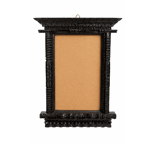 Wooden Frame A4 Size | Handcrafted Traditional Nepali Wooden Photo Frame