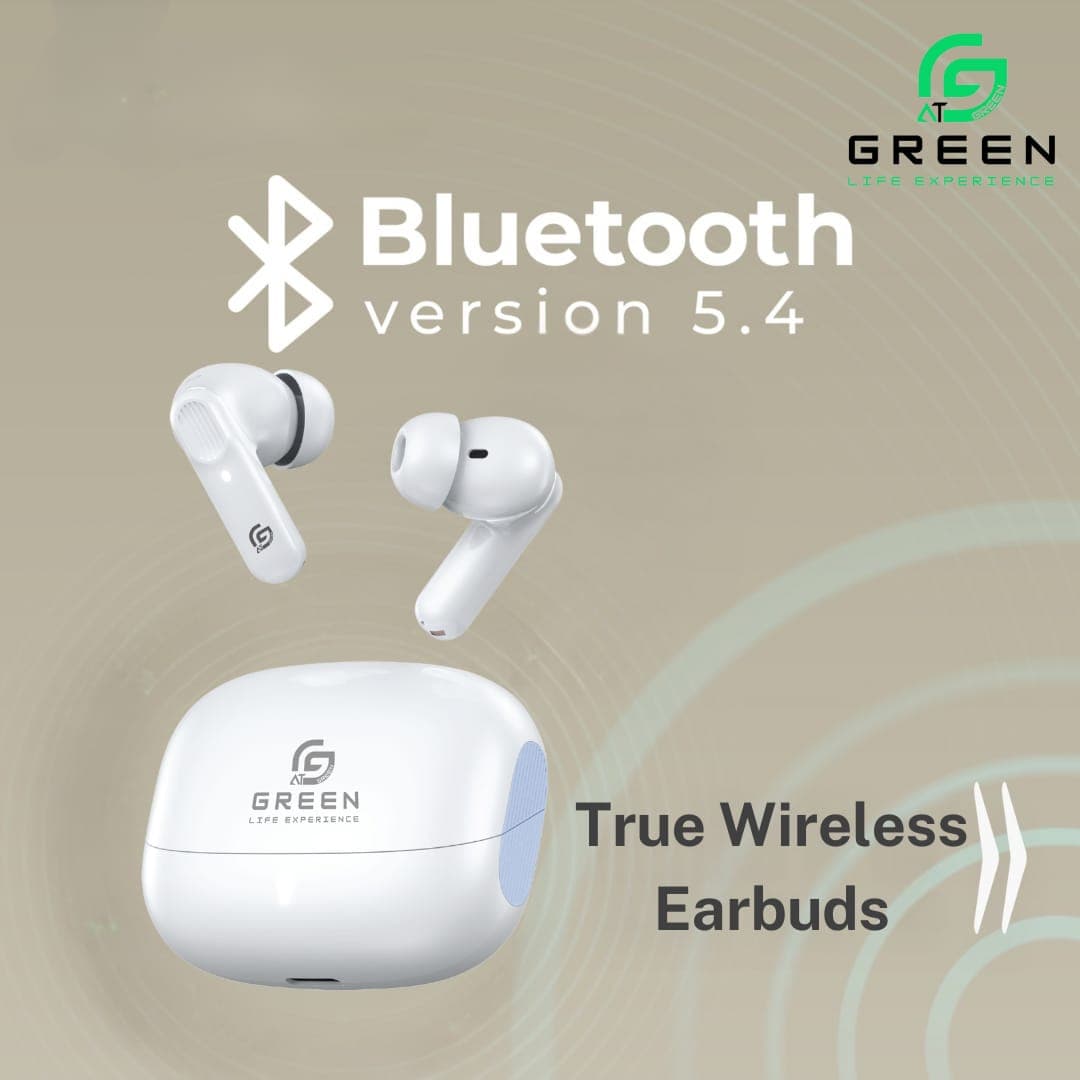 Greenlife Green Airbeat-520 Dual Mic ENC Earbuds | 30 Hours Playtime, IPX4 Waterproof, 13mm Driver electronics — thumbnail 11 of 11