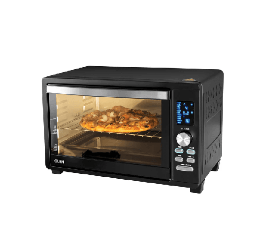 GLEN Digital Oven Toaster Griller (OTG) 33 Litres with Convection, Motorized Rotisserie, 1500W – Black 5033DIGI