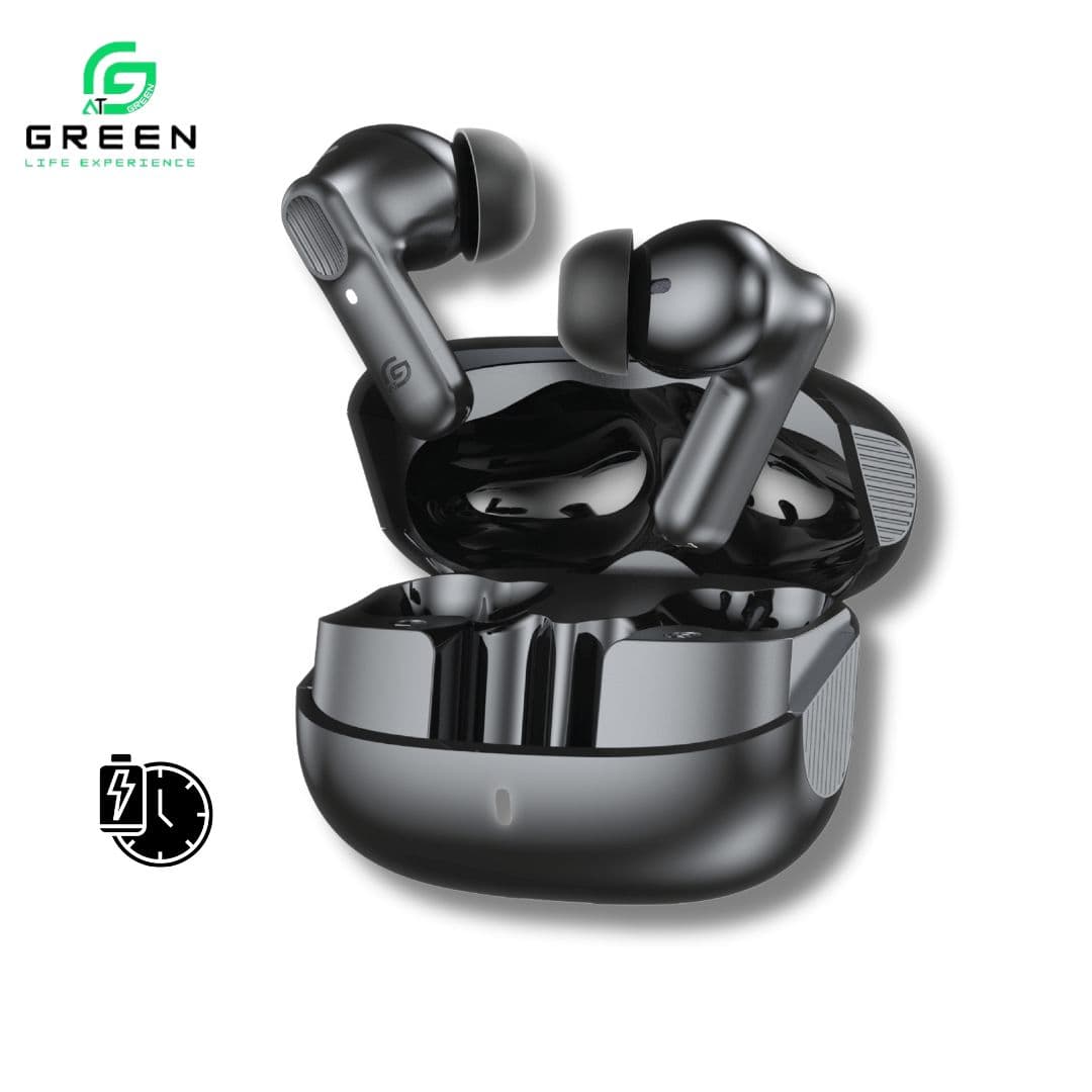 Greenlife Green Airbeat-520 Dual Mic ENC Earbuds | 30 Hours Playtime, IPX4 Waterproof, 13mm Driver electronics — thumbnail 8 of 11