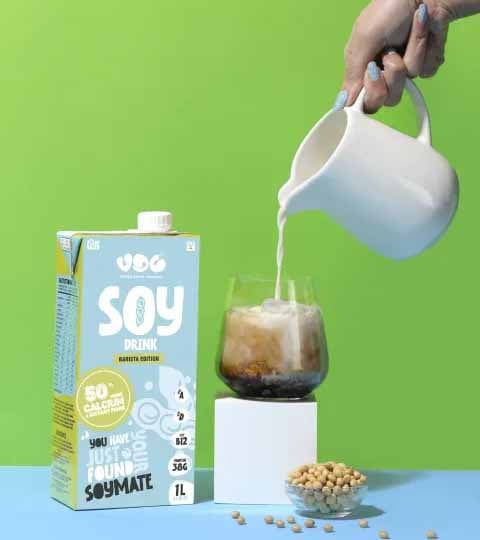 Vegan Soy Drink 1L - Pack of 6 Barista Edition (Tetra Pak)