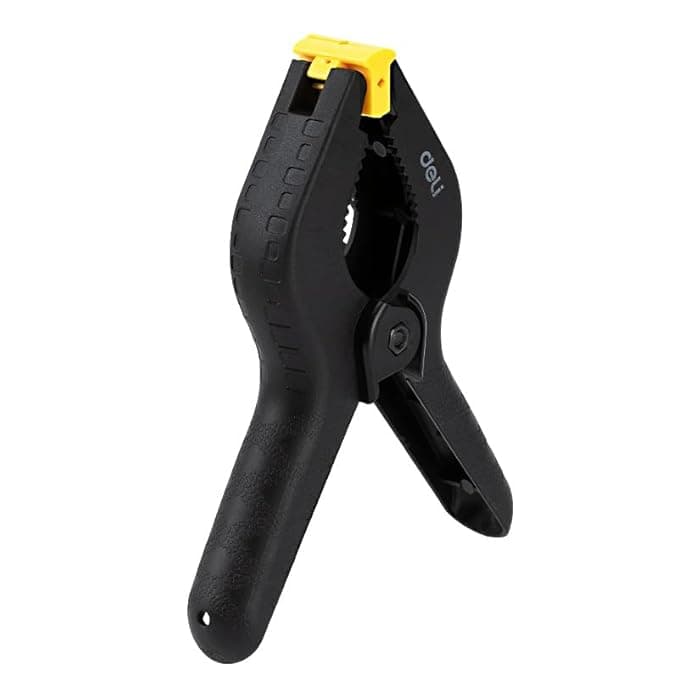 Deli EDL110006 Spring Clamp 6 Inch – Heavy Duty Plastic Grip Clamp