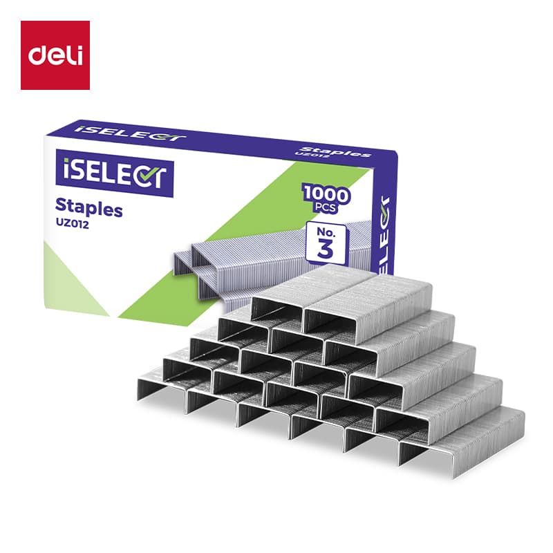 Deli UZ012 Staples – Premium Heavy Duty Staples for Office & School