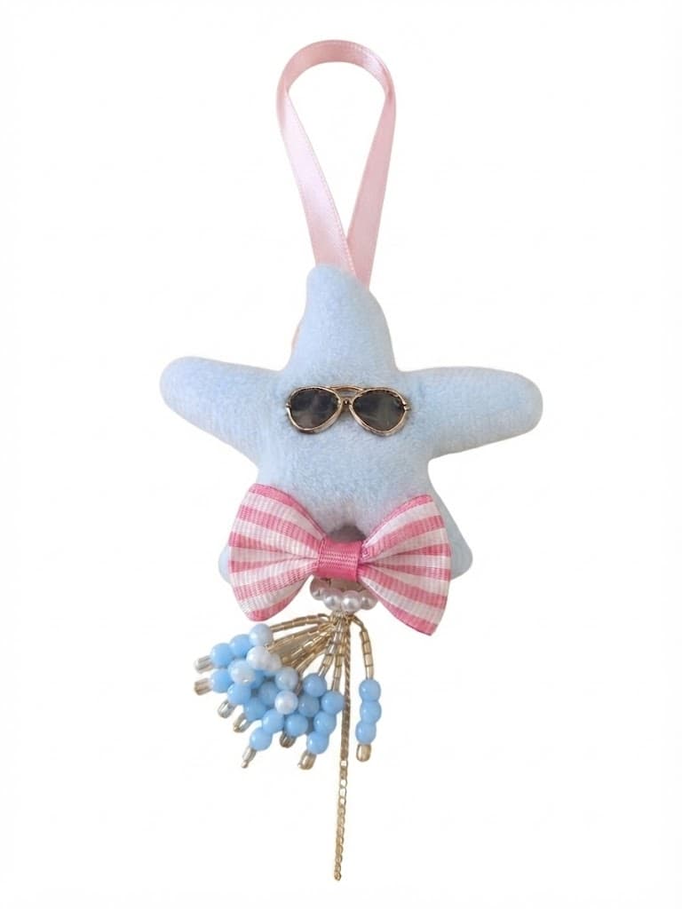 Cute Designer Kids Star Rakhi with Sunglasses and Bow
