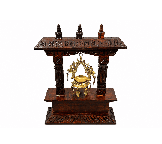 Wooden Bell | Premium Decorative Hanging Wooden Bell for Home & Office