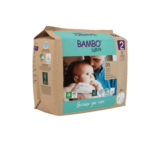 Bambo Nature Diapers size 2 (3-6 kg/ 7-13 lbs) 30 pcs