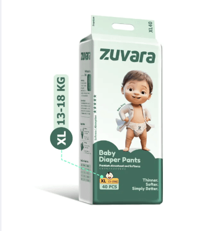 Zuvara Premium Pant Diaper XL (Pack of 40)