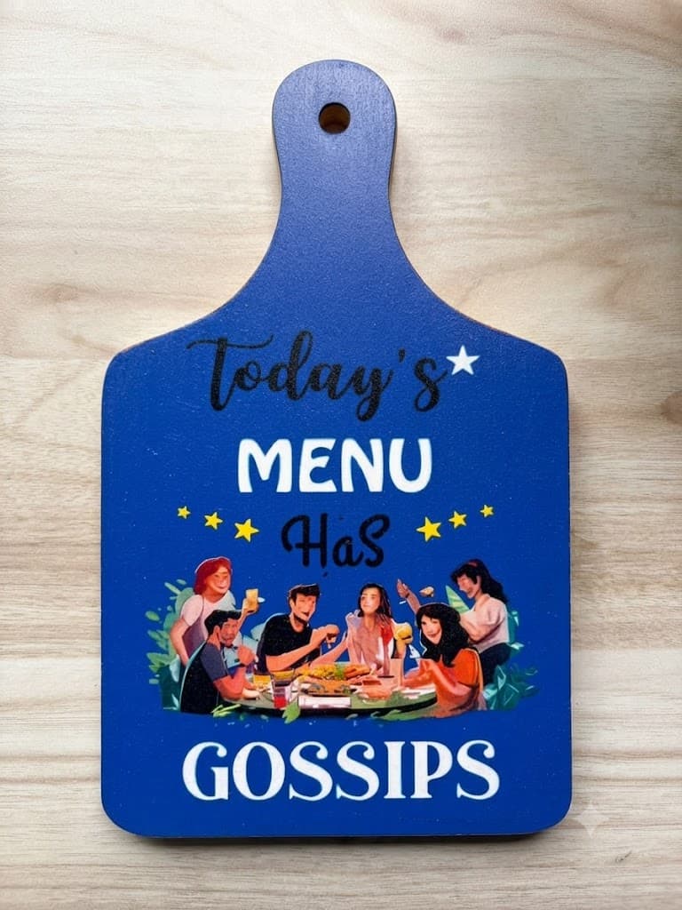 No Brand Kitchen Decorative Chopping Board Wall Hanging | Wooden Cutting Board Style Kitchen Decor Plaque home & kitchen — thumbnail 5 of 5