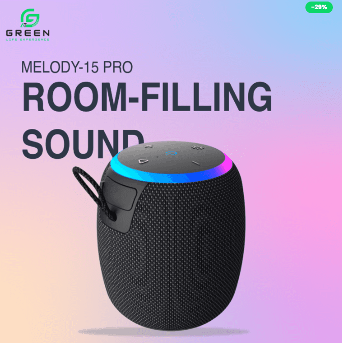 Greenlife Green Melody-15 Pro Wireless Bluetooth Speaker
