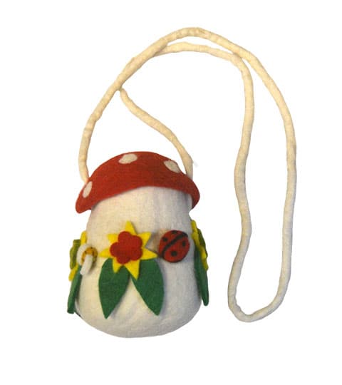 Mithila Handmade Felt Mushroom Design Handicraft