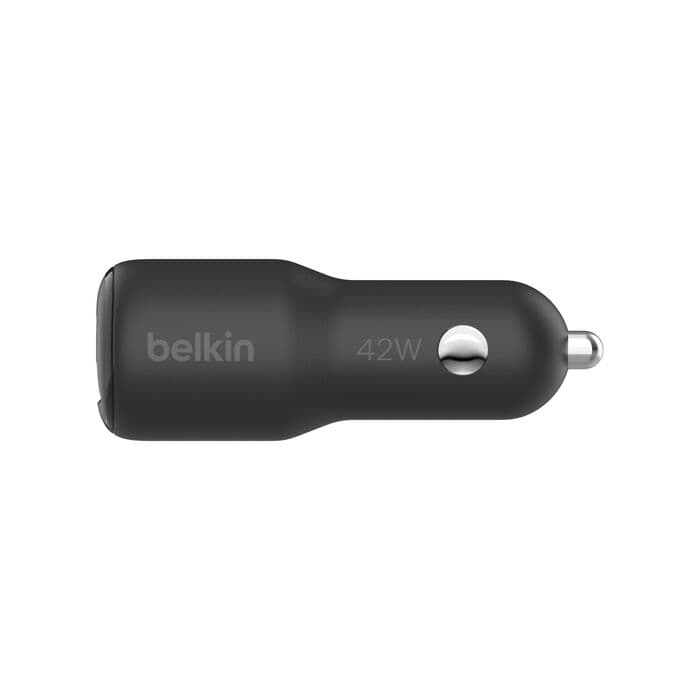Belkin Belkin BoostCharge Dual USB-A + USB-C 30W PD PPS Car Charger CCB005qcBK electronics — thumbnail 2 of 4