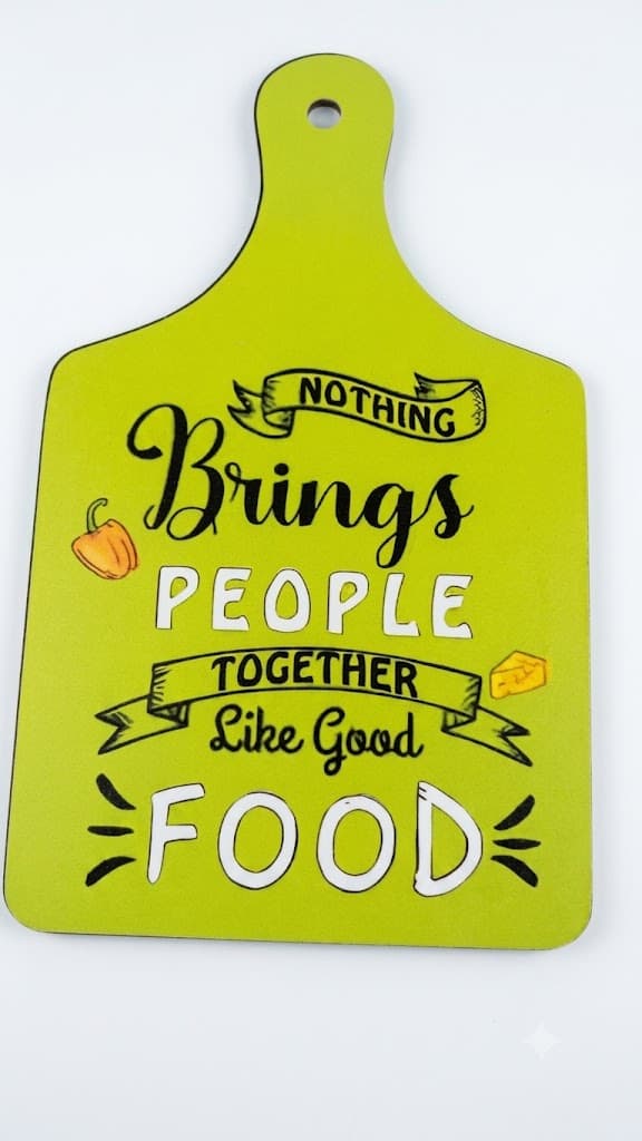 No Brand Kitchen Decorative Chopping Board Wall Hanging | Wooden Cutting Board Style Kitchen Decor Plaque home & kitchen — thumbnail 3 of 5