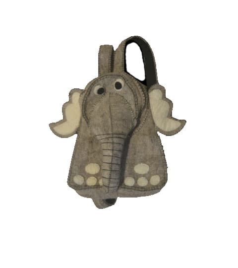 Mithila Handmade Felt Elephant Design Bag – Eco-Friendly Nepali Handicraft Shoulder Bag