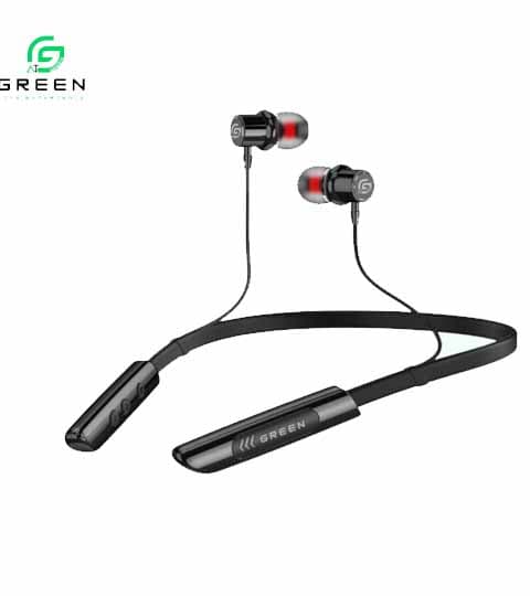 Greenlife Green Audio Mag Neckband Bluetooth Earphones Wireless Earbuds with Magnetic Design