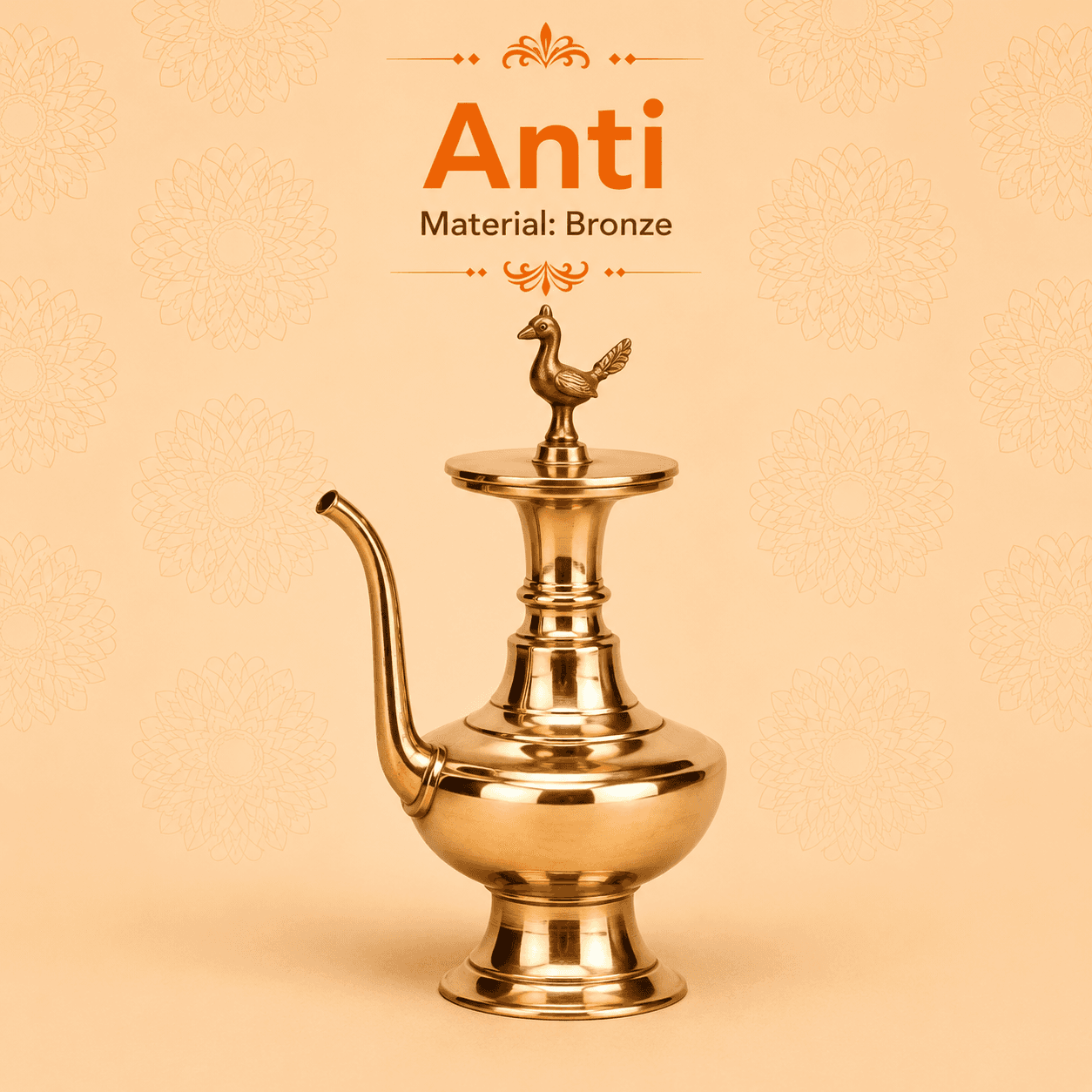 Ranimahal Anti Bronze 1 Litre – Handmade Traditional Water Pot