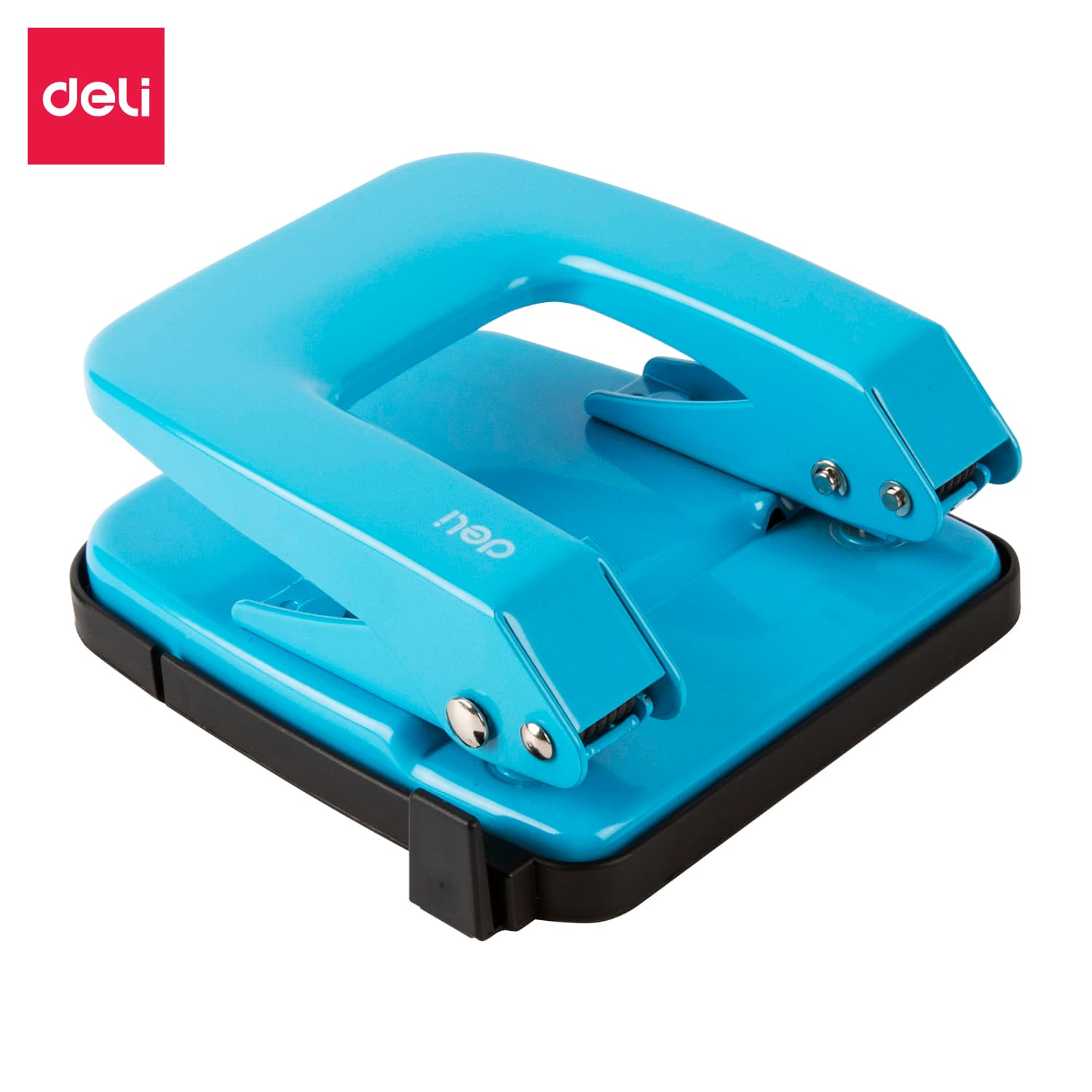 Deli E0137 2-Hole Metal Paper Punch | 20 Sheets Office Punch Machine
