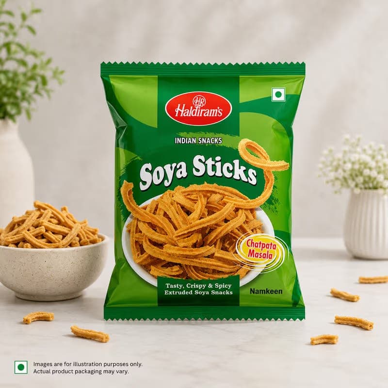 Haldiram's Haldiram’s Soya Sticks 150g – Crispy & Crunchy Indian Snack daily essentials & lifestyle — image 1 of 3