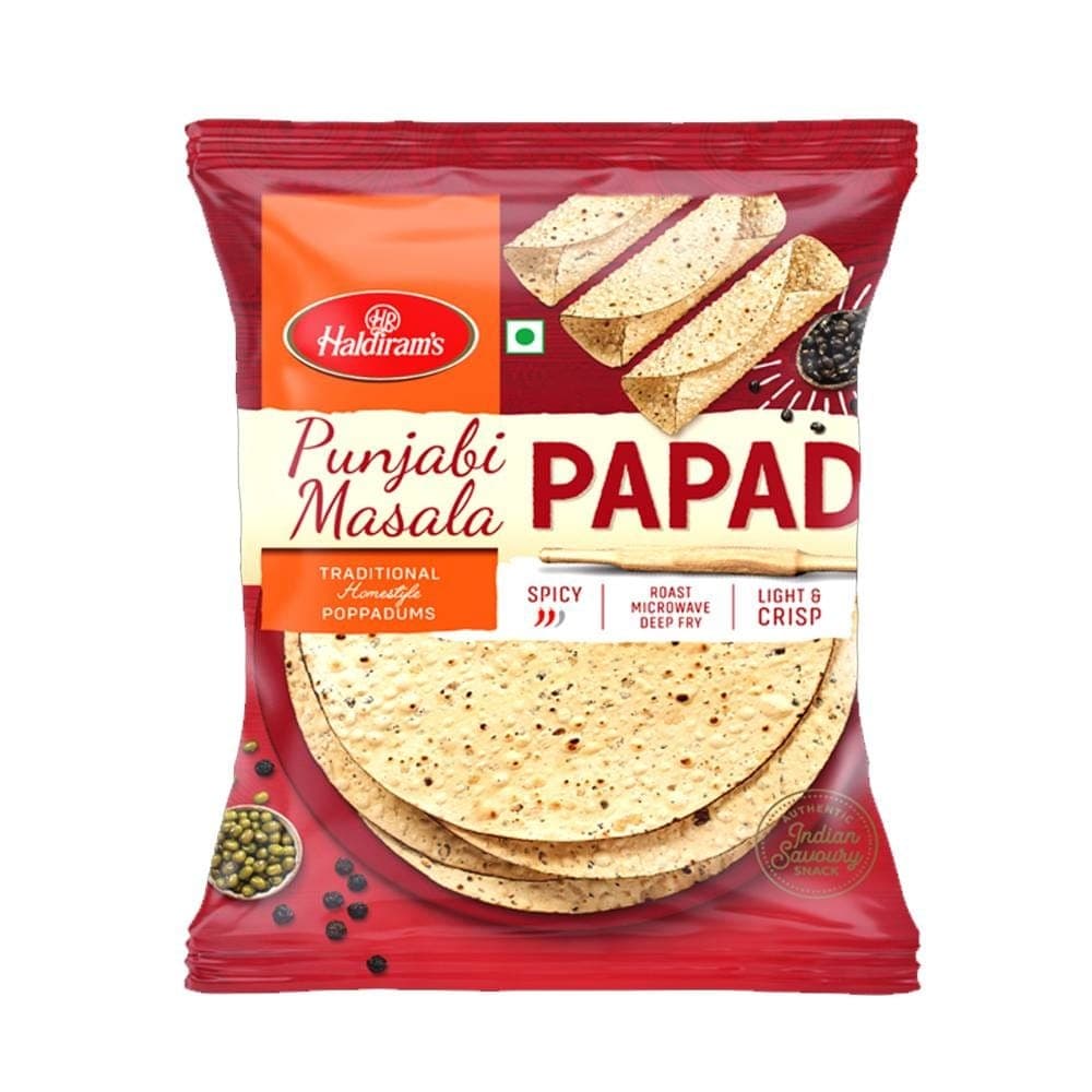 Haldiram's Haldiram's Punjabi Papad 340g | Crispy & Flavorful Papad daily essentials & lifestyle — image 1 of 2