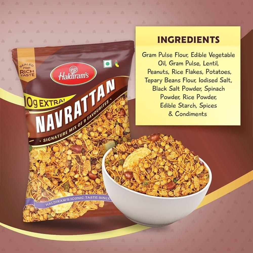 Haldiram's Haldiram's Navratna Mixture 360GM – Traditional Indian Snack Mix daily essentials & lifestyle — image 1 of 2
