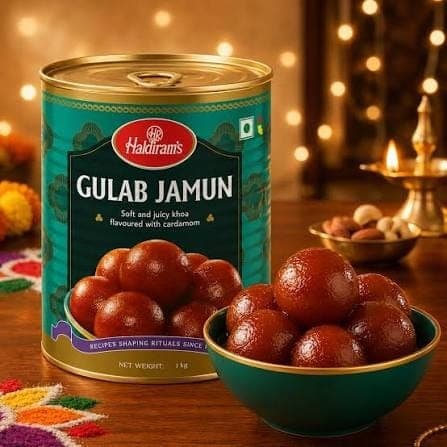Haldiram's Haldiram's Gulab Jamun 500 GM | Soft & Juicy Sweet daily essentials & lifestyle — image 1 of 3