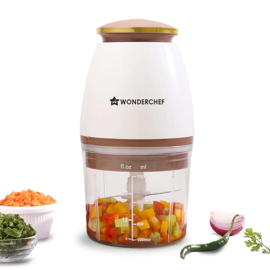 Haldiram's Wonderchef Nutri-Chop Pearl Electric Chopper 700ml | 350W | 4 Stainless Steel Blades daily essentials & lifestyle — image 1 of 7