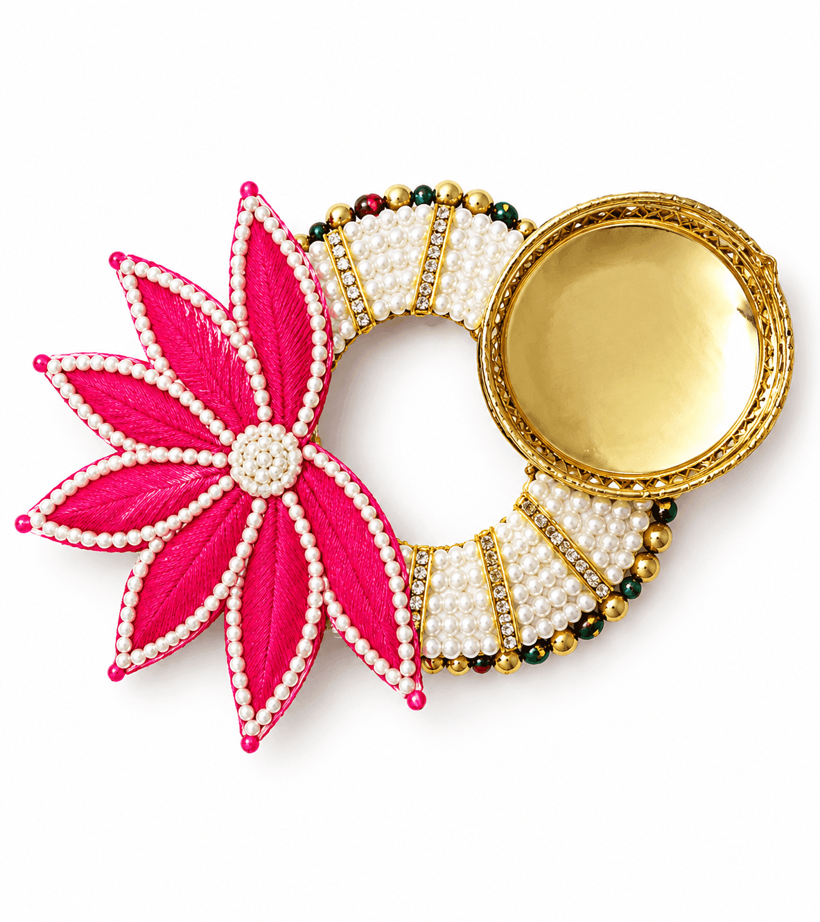 Decorative Pooja Diya Holder for Home and Festival Decoration daily essentials & lifestyle — image 1 of 2