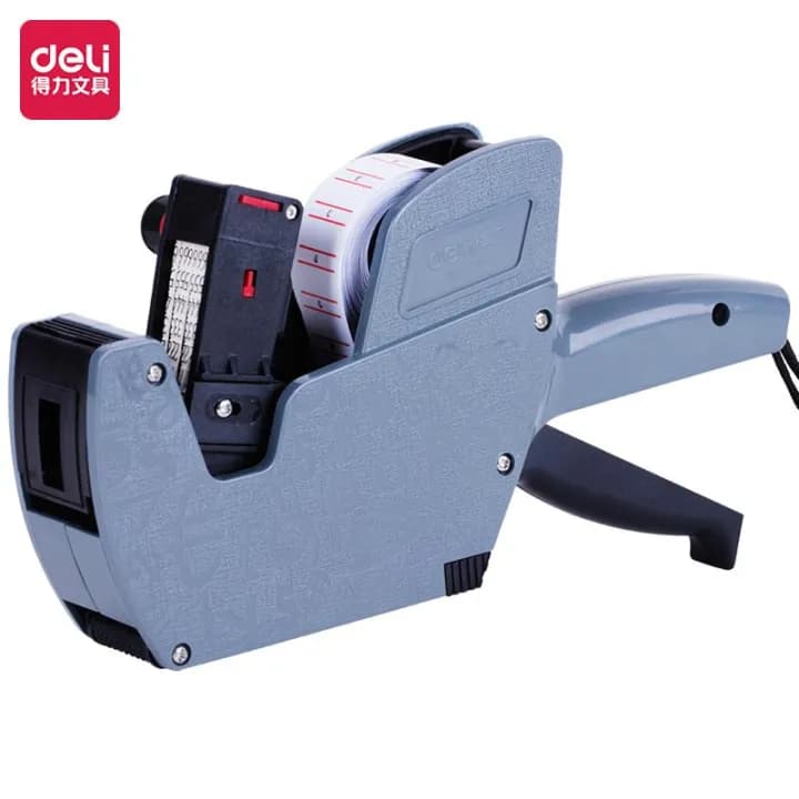 Deli Price Label Gun 8 Digits E7504 | Single Line Price Labeller for Retail & Inventory
