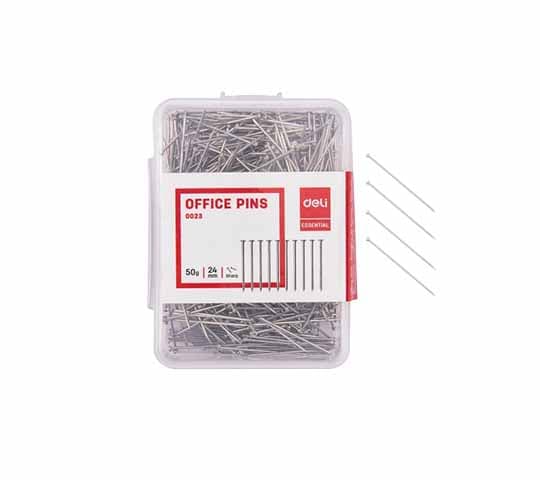 Deli Office Pin E0023 (1 Inner, 10 Pcs Pack, ) – Strong & Durable Pins