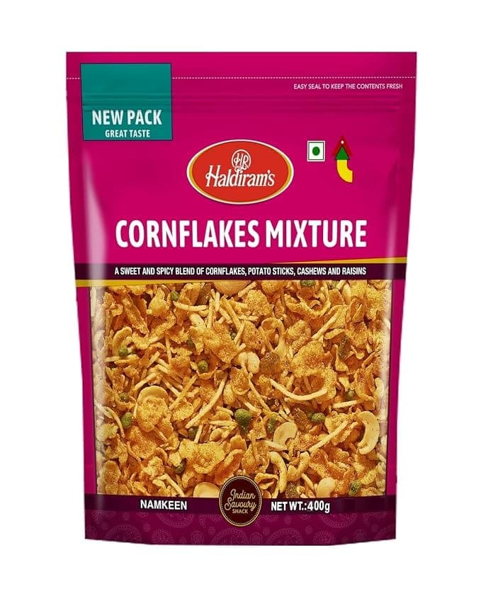 Haldiram Cornflakes Mixture | Crispy & Crunchy Indian Namkeen