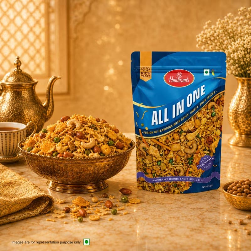 Haldiram’s All in One | Crunchy & Spicy Indian Namkeen Snack