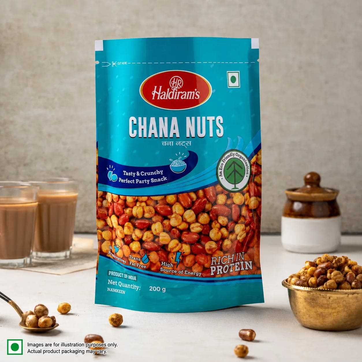 Haldiram Chana Nut 180g | Crispy & Crunchy Indian Snack