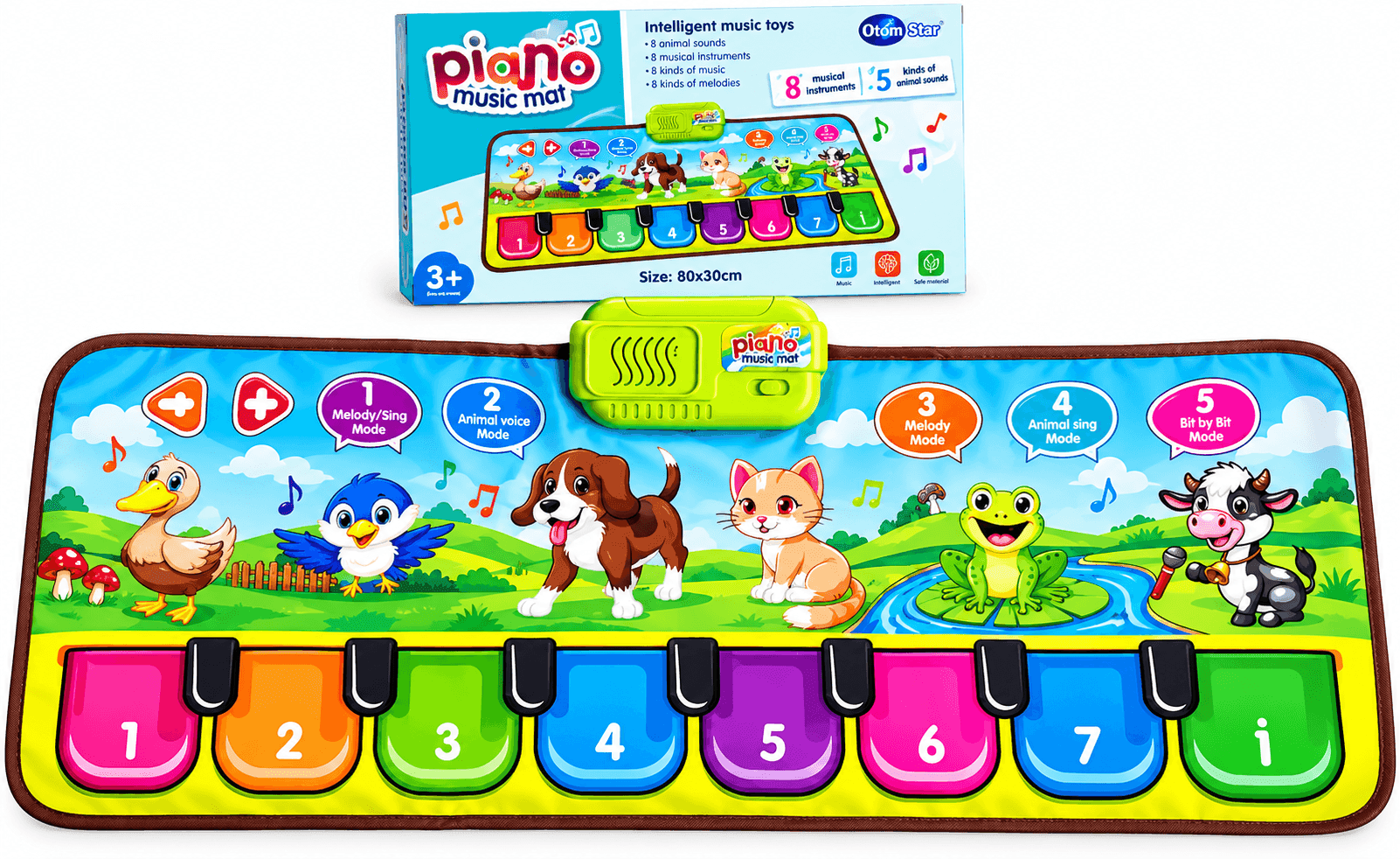 Baby Musical Piano Mat with Animal Sounds