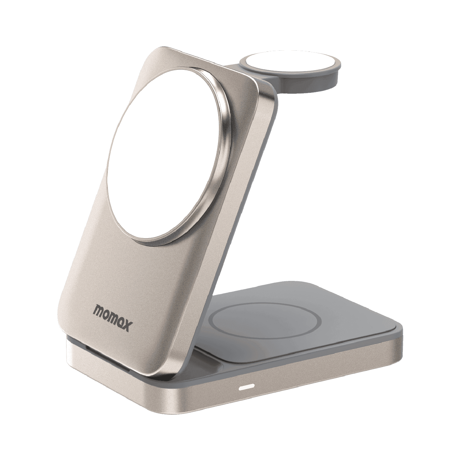 Momax Momax 1-Charge Q.Port 3-in-1 Foldable Qi2 15W Magnetic Wireless Charging Stand electronics — image 1 of 6