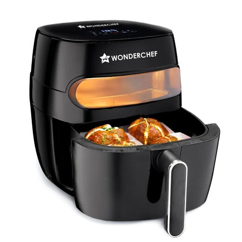 Wonderchef Wonderchef Swift Digital Air Fryer with Window – 1350W, 6L, 7 Preset Functions, Touch Screen & 2-Year Warranty… — image 1 of 9