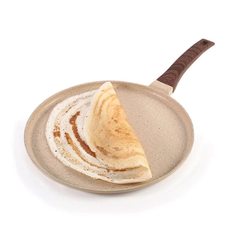 Wonderchef Duralife Die-Cast Dosa Tawa 28cm – 5-Layer Duramax Non-Stick Coating, PFOA Free