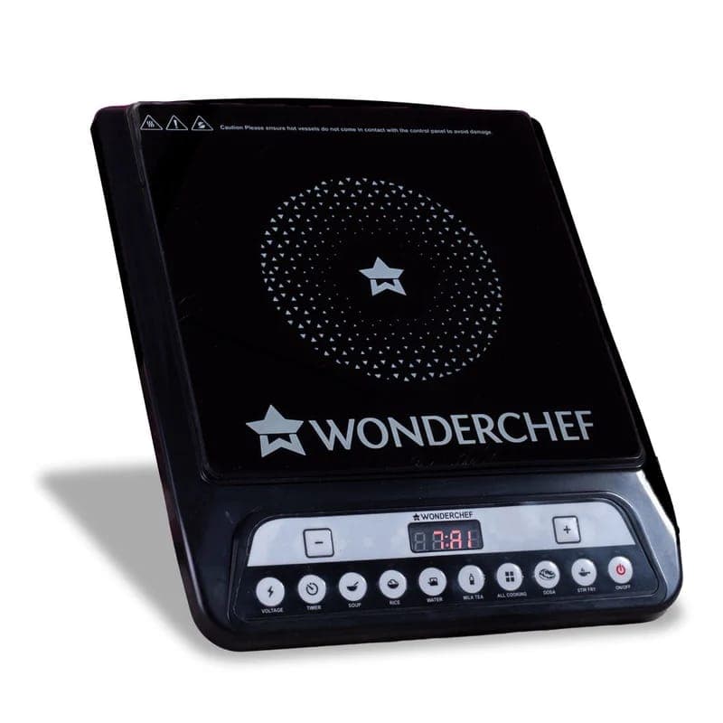 Wonderchef Wonderchef Power 1400W Induction Cooktop | 11 Preset Functions | Push Touch Control | 2 Year Warranty home &… — image 1 of 6