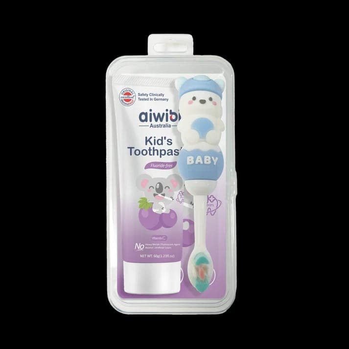 Aiwibi AIWIBI Baby Toothbrush & Toothpaste Set | Gentle Oral Care Kit for Babies & Toddlers daily essentials & lifestyle — image 1 of 4