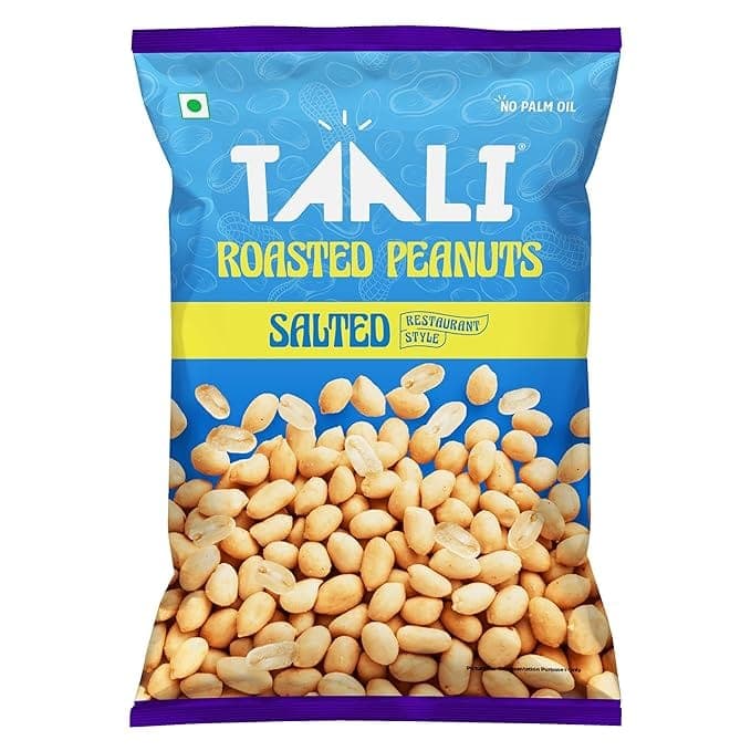 Taali Roasted Peanuts – Salted | Crunchy Snack | No Trans Fat, Gluten-Free, Roasted Not Fried