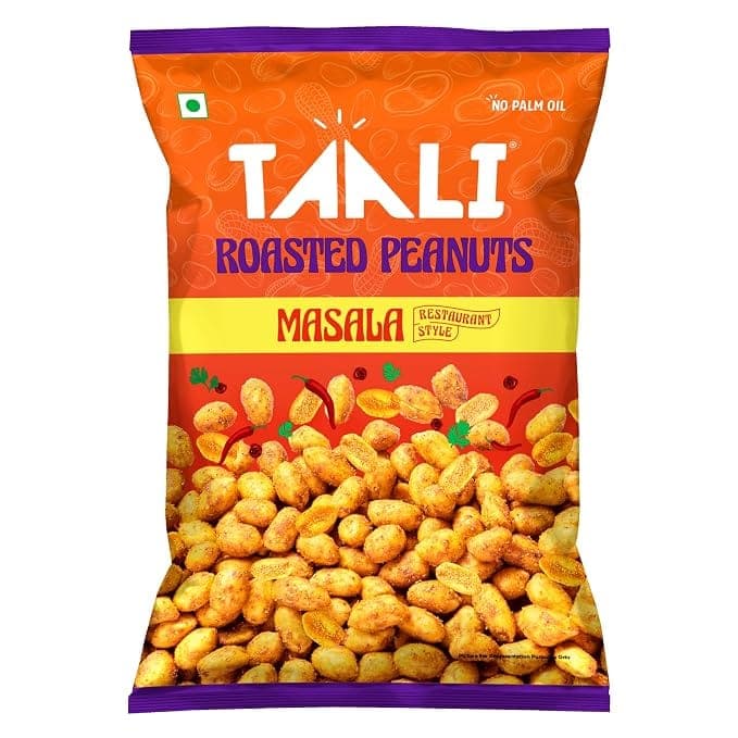 Taali Roasted Peanuts – Masala | Crunchy Spiced Snack | No Trans Fat, Gluten-Free, Roasted Not Fried