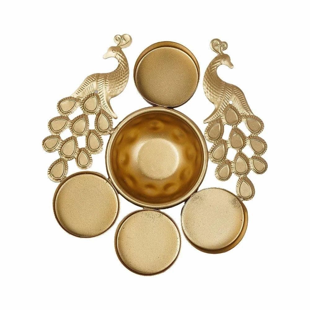 No Brand Peacock Shape Diya for Diwali & Home Decoration | Decorative Oil Lamp home decor — image 1 of 2