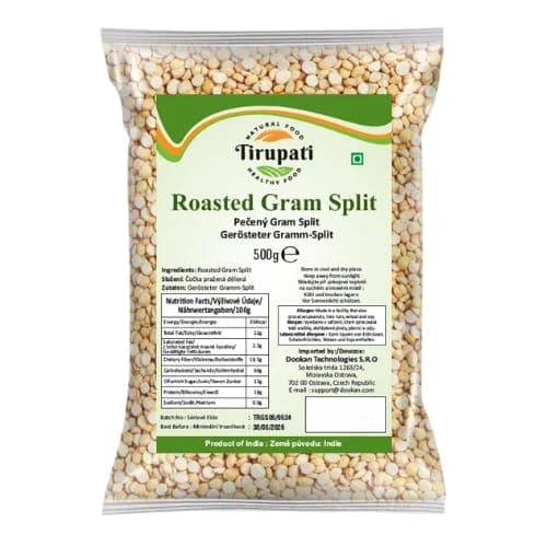 Tirupati Tirupati Roasted Bengal Gram Split Daliya 500g | Roasted Chana Dal daily essentials & lifestyle